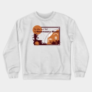 Sanctuary Moon Orange/Brown Crewneck Sweatshirt